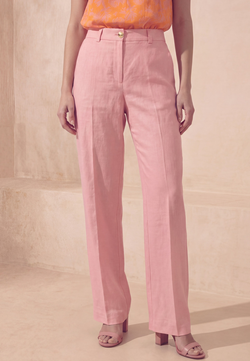 PANTALON 100% LIN - LARYA - PÉTALE - Un Jour Ailleurs