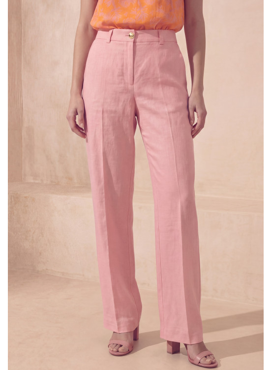 PANTALON 100% LIN - LARYA - PÉTALE