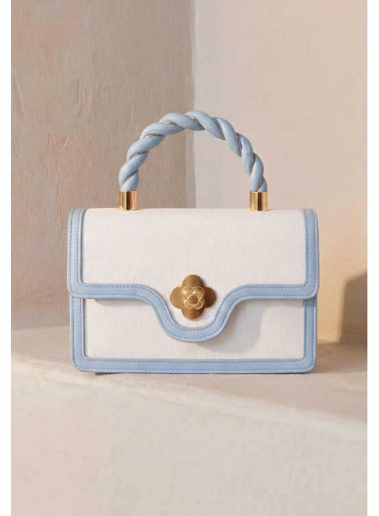 SAC - LUPAI - BLEU/OFF WHITE - Un Jour Ailleurs