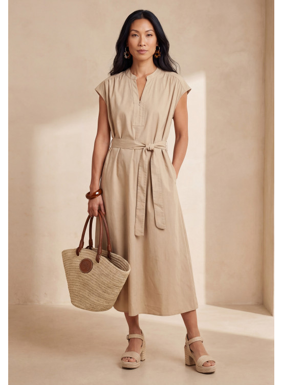 ROBE - GLADIS - BEIGE