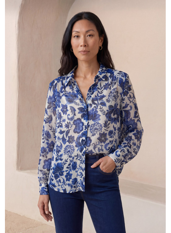 CHEMISE - LIANA - BLUE