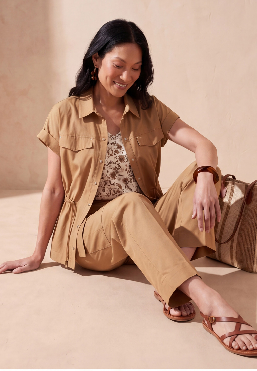 CHEMISE - LOUVA - SAFRAN