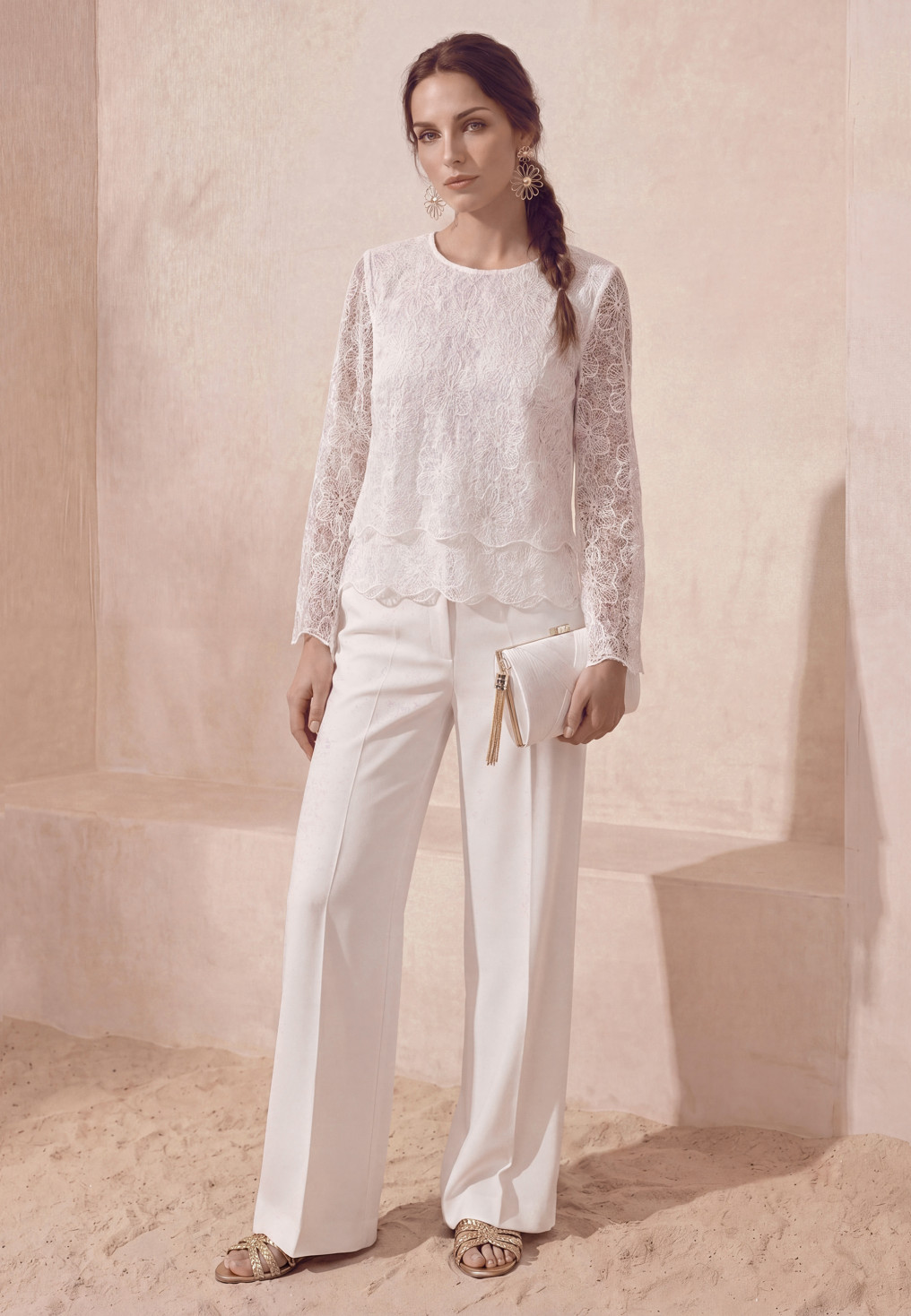 BLOUSE - LUSI - OFF WHITE - Un Jour Ailleurs