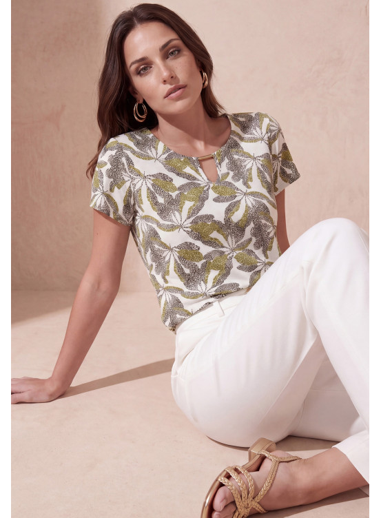TEE-SHIRT - LEONOR - KAKI - Un Jour Ailleurs
