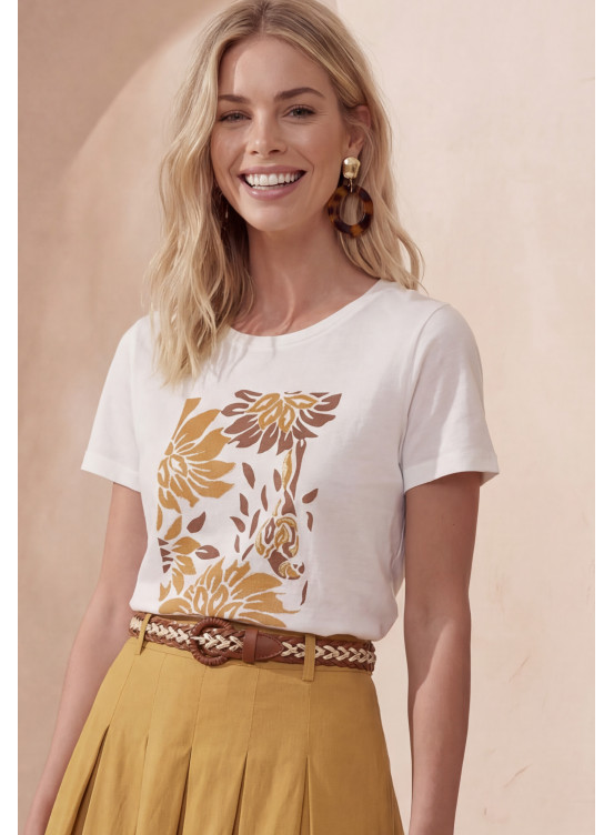 TEE-SHIRT - LEONARD - OFF WHITE - Un Jour Ailleurs