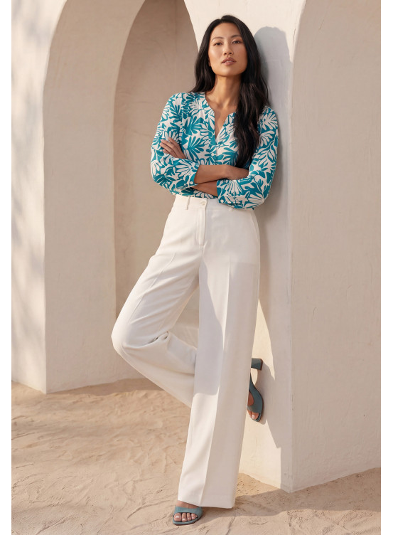 CHEMISE - LOUBNA - TURQUOISE - Un Jour Ailleurs