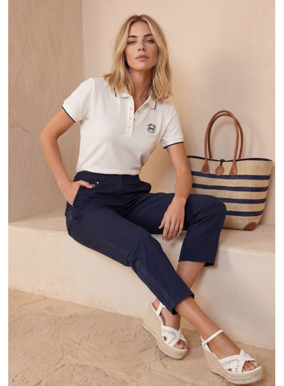 PANTALON - LIHAM - MARINE - Un Jour Ailleurs