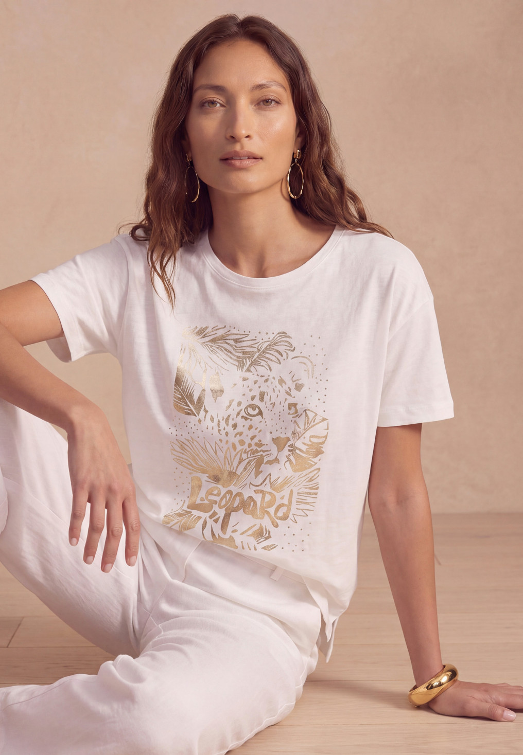 TEE-SHIRT - LEOPOLD - OFF WHITE - Un Jour Ailleurs