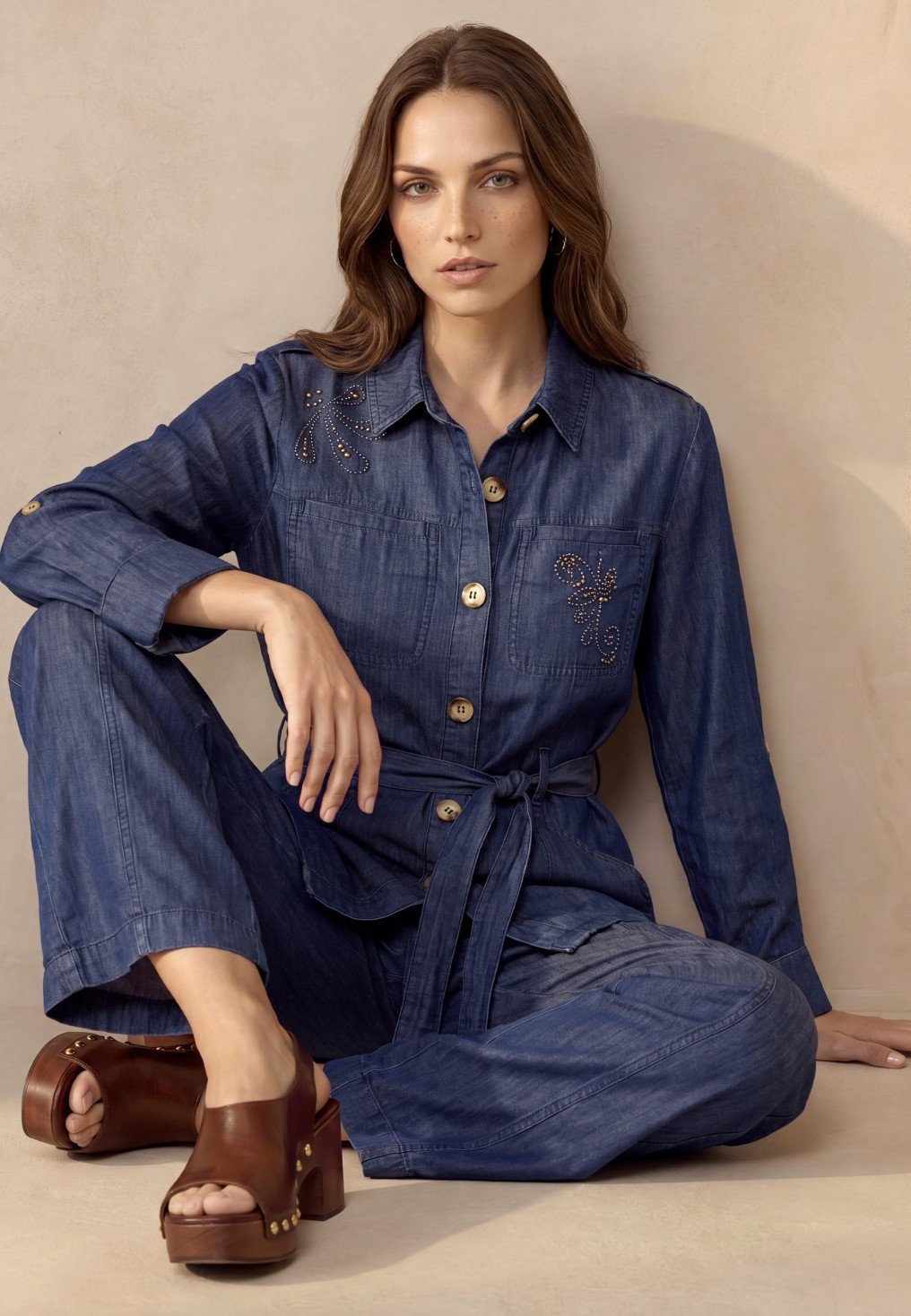 VESTE TENCEL - DIJON - INDIGO