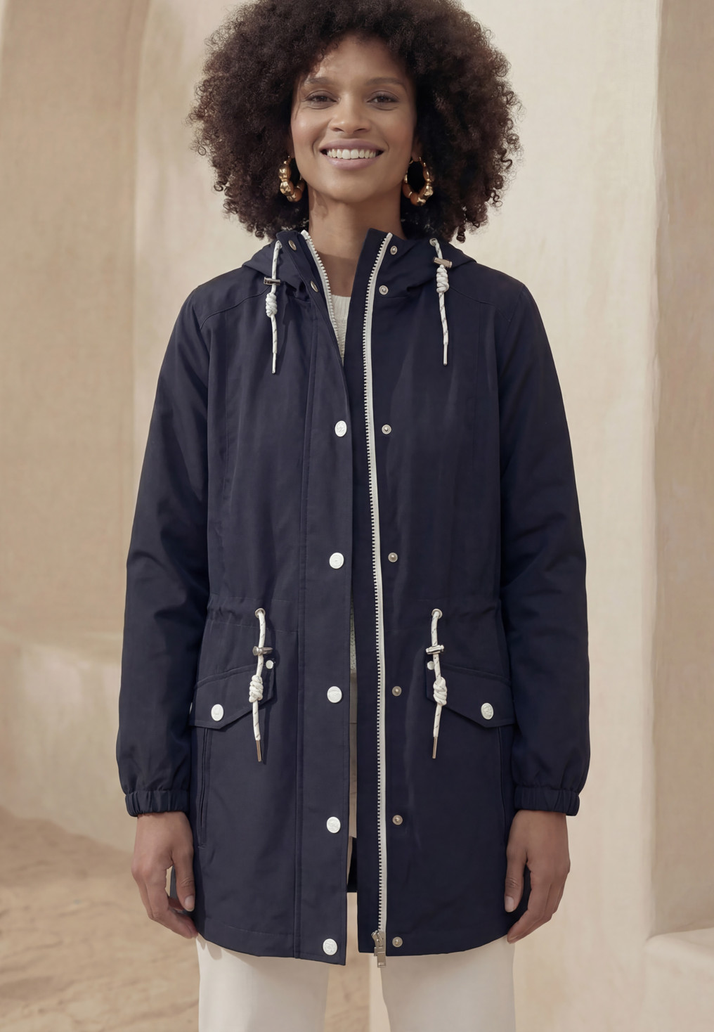 PARKA - LATOYA - MARINE - Un Jour Ailleurs