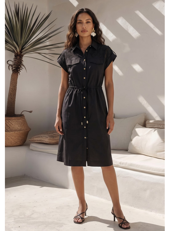 ROBE - LILIANA - NOIR - Un Jour Ailleurs