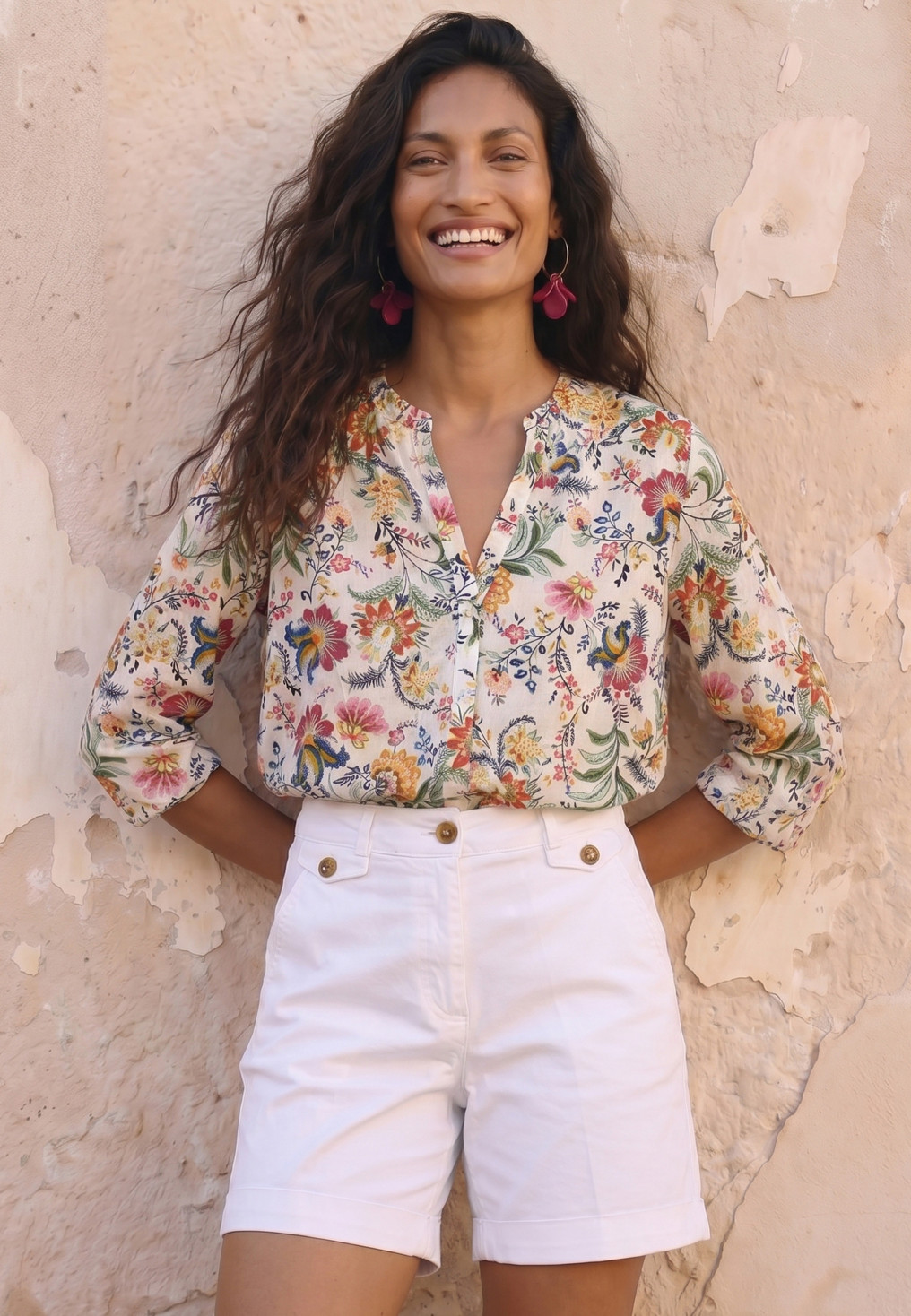 CHEMISE - LINDIA - CREME - Un Jour Ailleurs