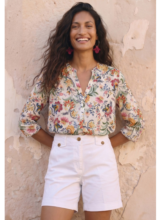 CHEMISE - LINDIA - CREME - Un Jour Ailleurs