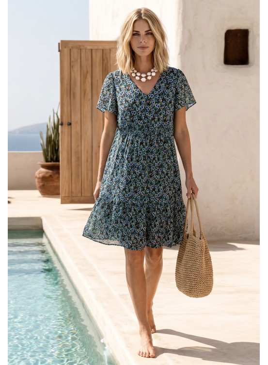 ROBE - LILITH - BLEU - Un Jour Ailleurs