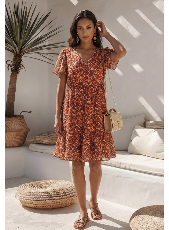 ROBE - LILITH - CORAIL - Un Jour Ailleurs