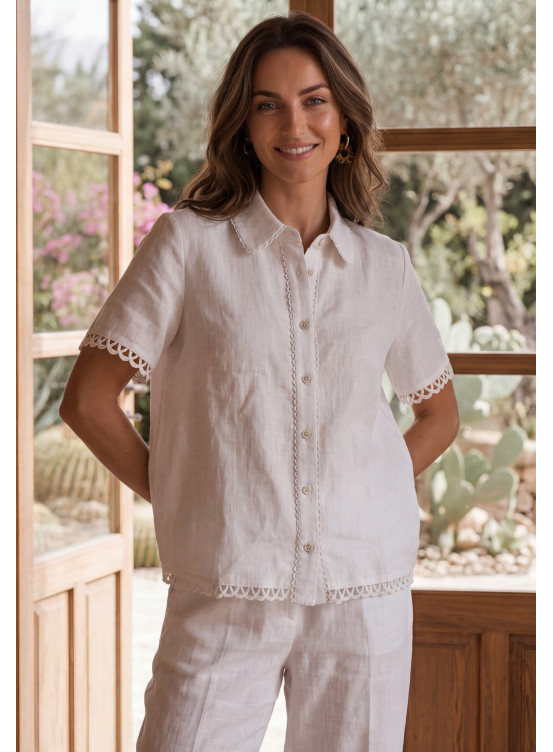 CHEMISE - LARYA - BLANC