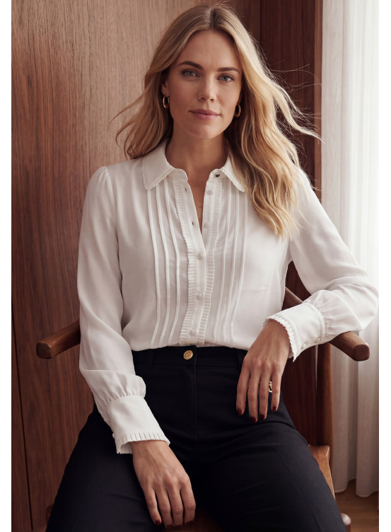 CHEMISE - MARLIE - OFF WHITE - Un Jour Ailleurs