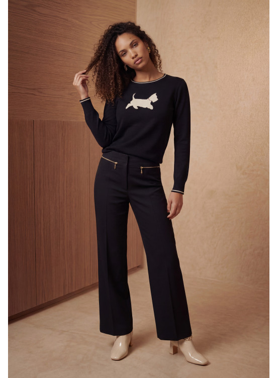 PANTALON - MUCHAS - NOIR - Un Jour Ailleurs