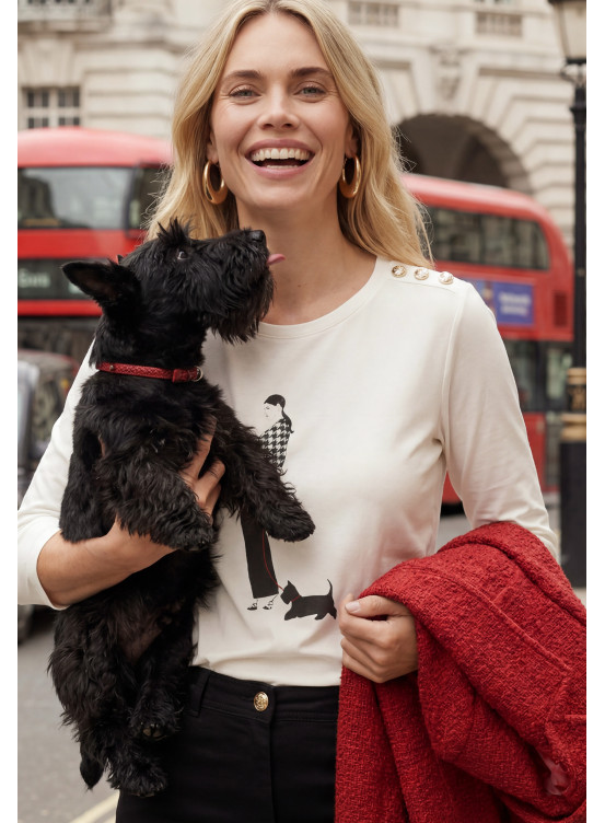 TEE-SHIRT - MADEMOISELLE - OFF WHITE - Un Jour Ailleurs