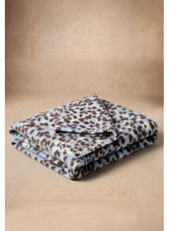 ECHARPE - MINOUCHE - CIEL/BROWN