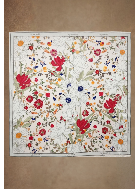 CARRE - MODESTINE - BEIGE - Un Jour Ailleurs