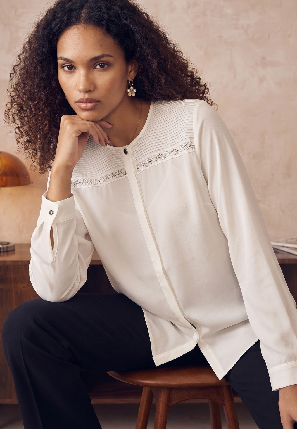 CHEMISE - MAHER - OFF WHITE - Un Jour Ailleurs