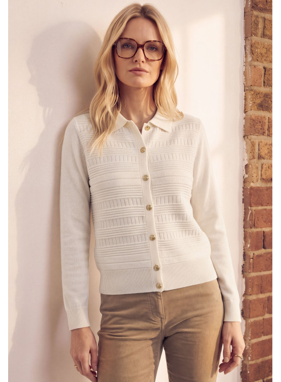 GILET 100% LAINE - MALICE - ECRU - Un Jour Ailleurs