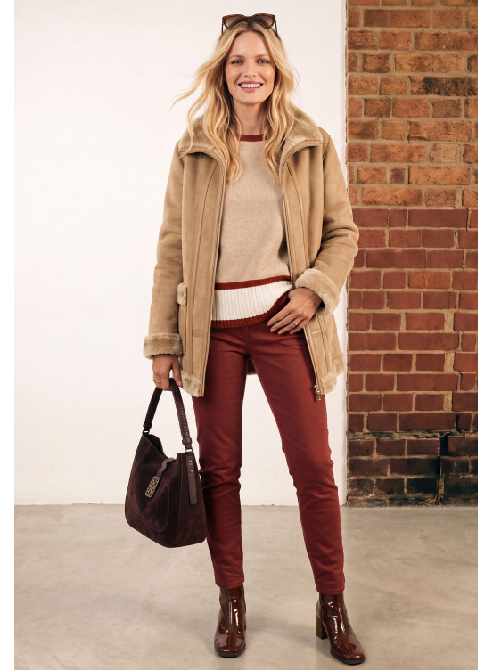 MANTEAU - MAXIME - CAMEL - Un Jour Ailleurs
