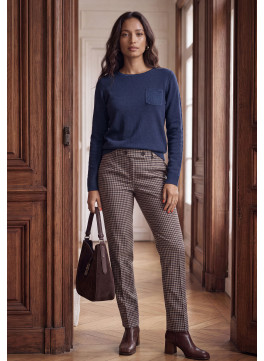 PANTALON 7/8EME - MILLOS - GRIS - Un Jour Ailleurs
