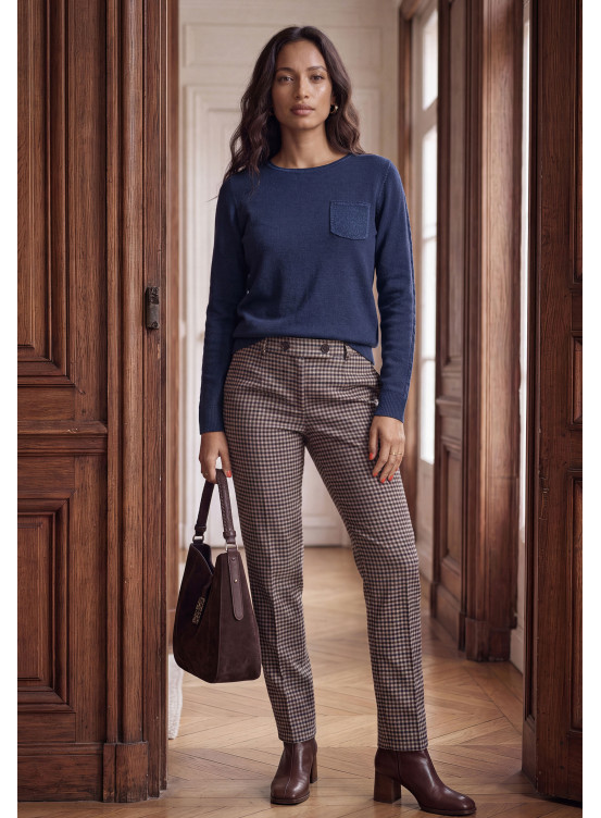 PANTALON 7/8EME - MILLOS - GRIS - Un Jour Ailleurs