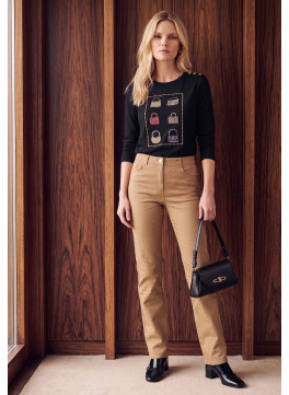 PANTALON - MERLIN - CAMEL - Un Jour Ailleurs