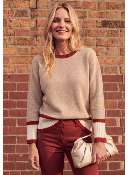 PULL - MALTE - CAMEL CLAIR
