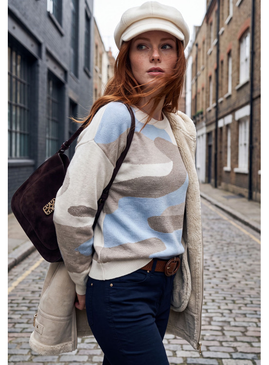 PULL 100% LAINE - MIRAGE - SKY - Un Jour Ailleurs