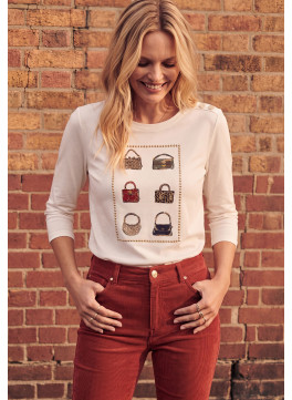 TEE-SHIRT - MOOD - OFF WHITE - Un Jour Ailleurs