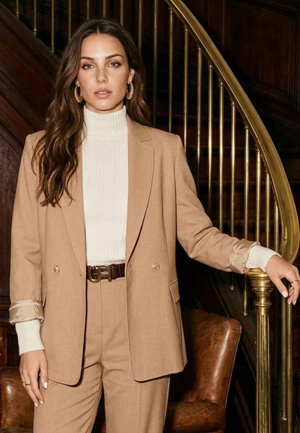 VESTE - JONAYA - BEIGE