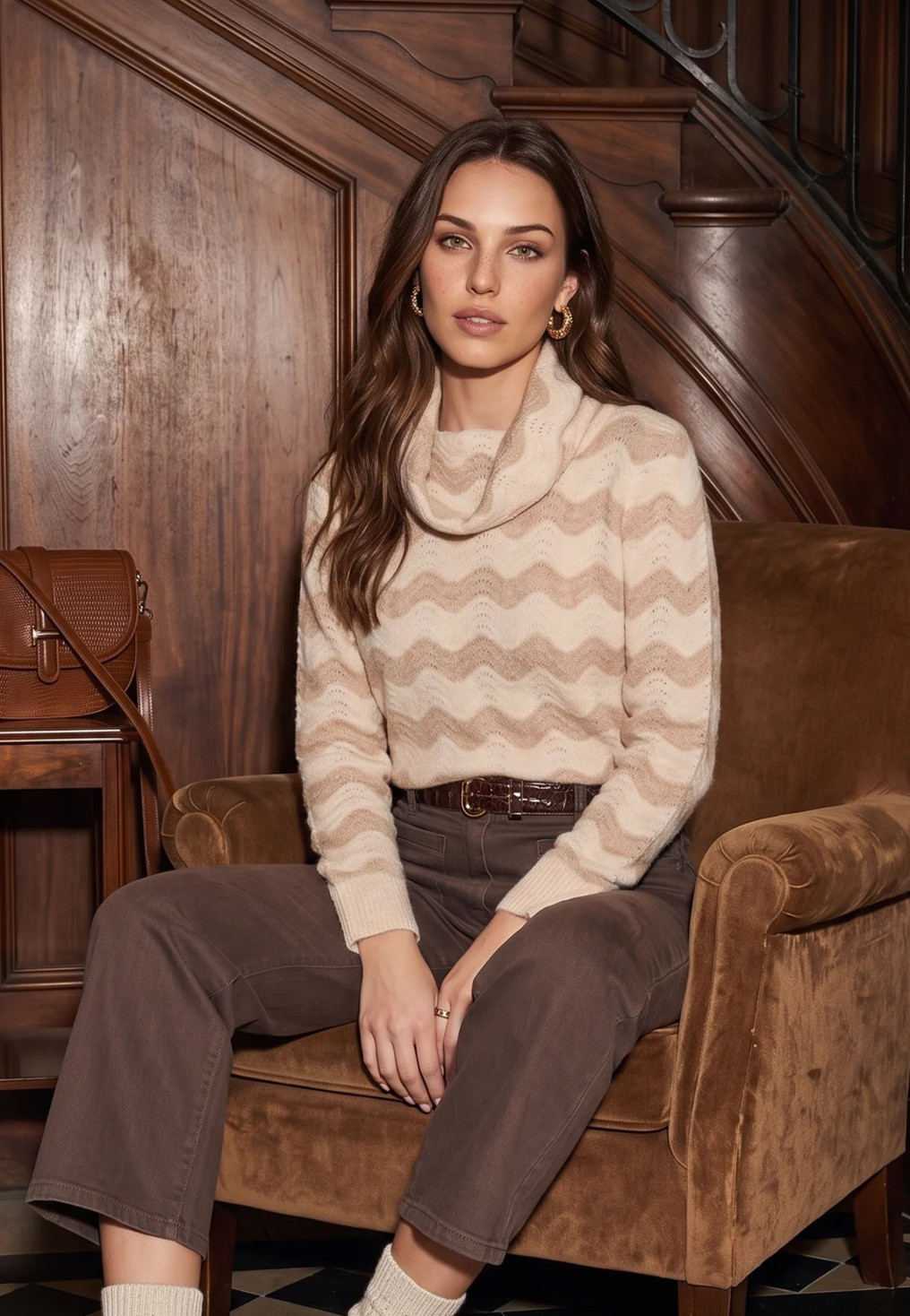 Nos Pulls pour femme, PULL - JAZZ - SABLE BEIGE - Un Jour Ailleurs