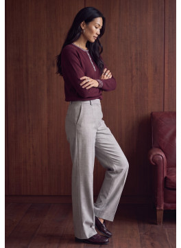 PANTALON - FEENA - ACIER - Un Jour Ailleurs