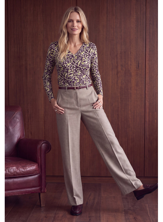 PANTALON - FEENA - TAUPE - Un Jour Ailleurs