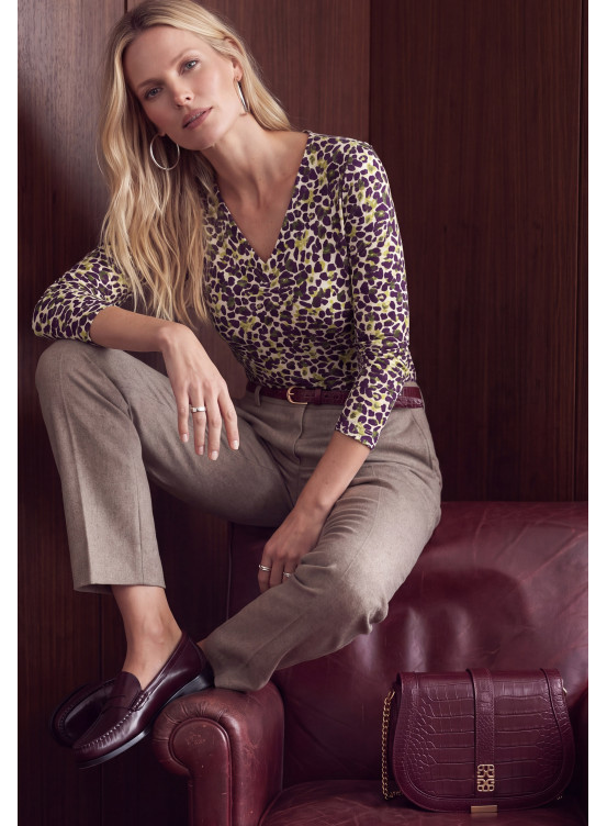 TEE-SHIRT ML - JEANNE - BERRY - Un Jour Ailleurs
