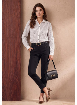 JEGGING ZIPPE 7/8EME - MISSIA - NOIR - Un Jour Ailleurs