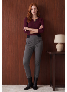 PANTALON - MARLON - GRIS - Un Jour Ailleurs