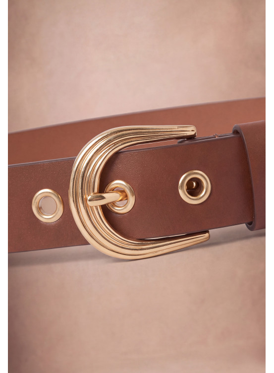 CEINTURE - MACARON - CAMEL - Un Jour Ailleurs