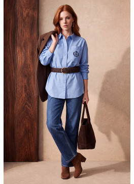 CHEMISE - MAMACITA - BLEU - Un Jour Ailleurs