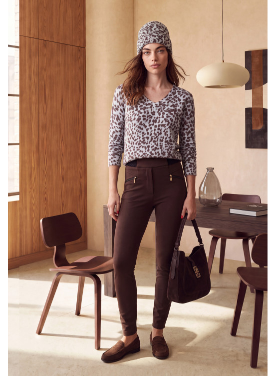 PANTALON - MARLON - CHOCO - Un Jour Ailleurs