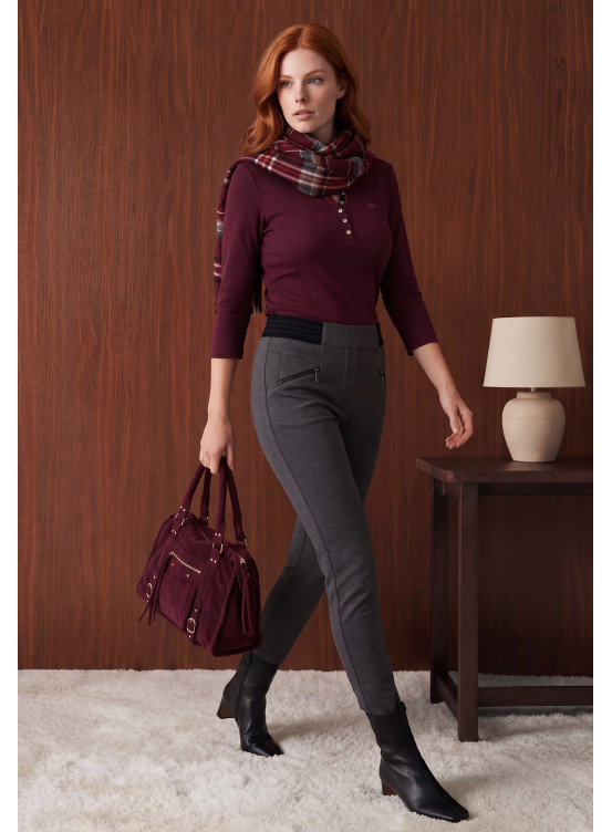 PANTALON - MARLON - ANTHRACITE - Un Jour Ailleurs