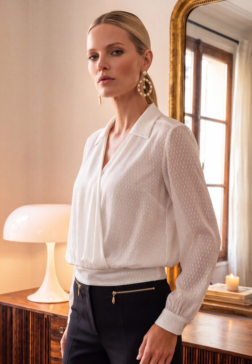 TOP - MARIA - OFF WHITE - Un Jour Ailleurs