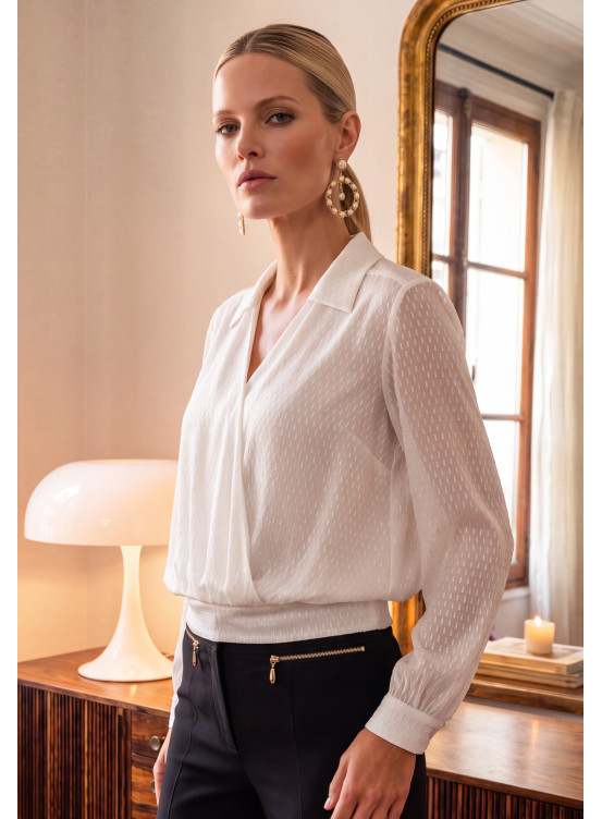 TOP - MARIA - OFF WHITE - Un Jour Ailleurs
