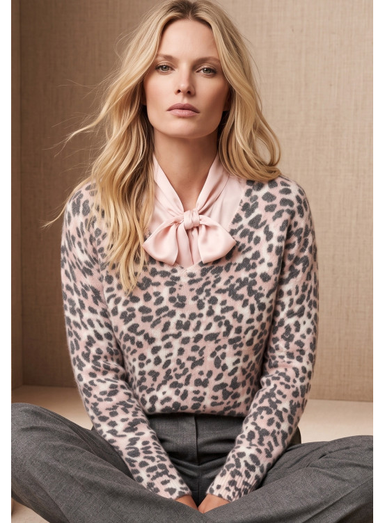PULL - MINOUCHE - GREY/ROSE