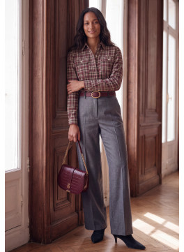 CHEMISE - MAGDALENA - AUBERGINE - Un Jour Ailleurs