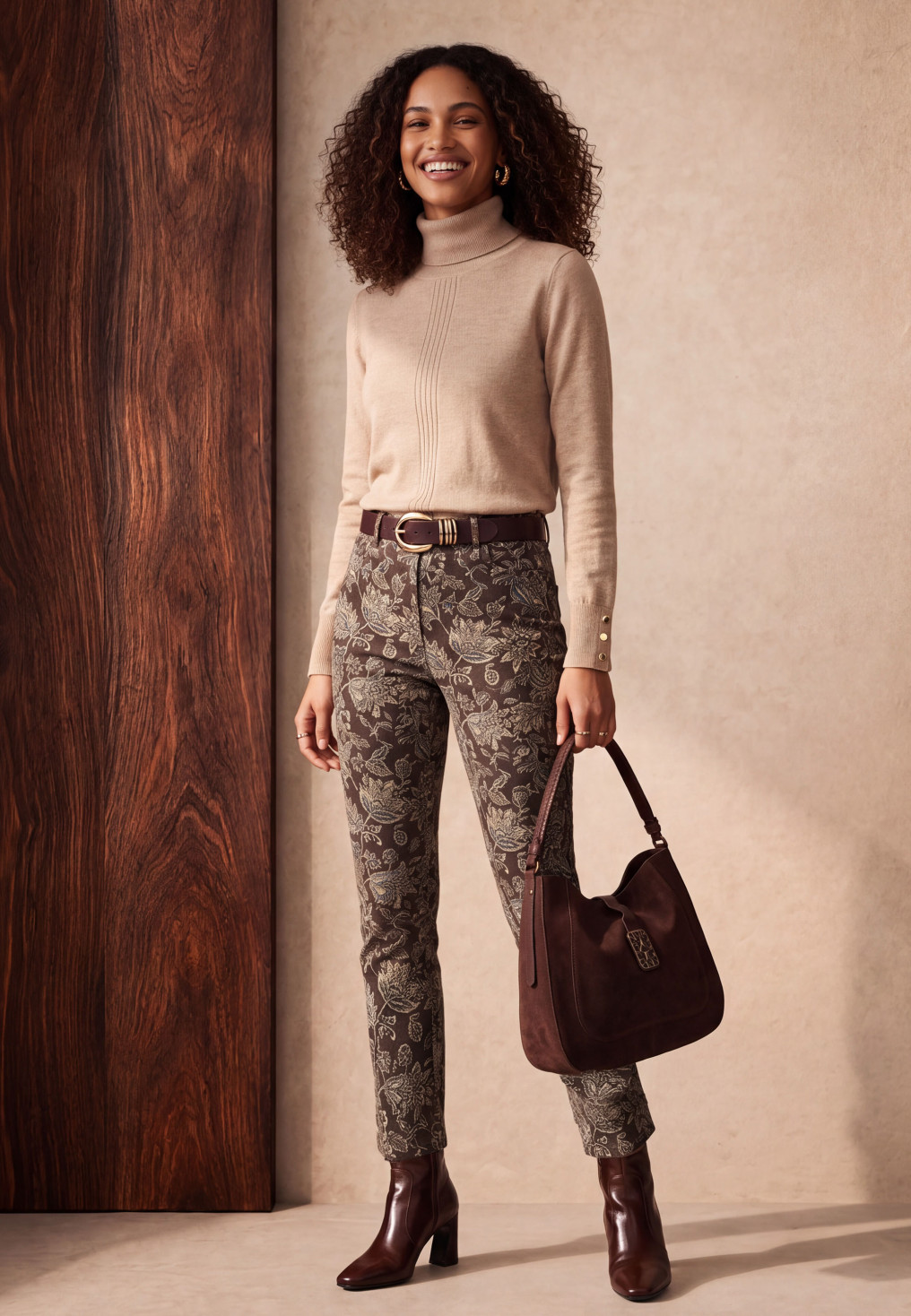 PANTALON - MELIMELO - TAUPE